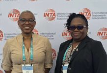 Government expands intellectual property knowledge Alicia Reid and Carolee Nuñez attend the International Trademark Association’s annual meeting in San Diego. - Photo: Submitted