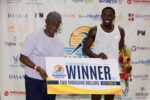 Howell and Brown race to first place at Barbados Grand Prix rasheem brown cayman islands track and field running