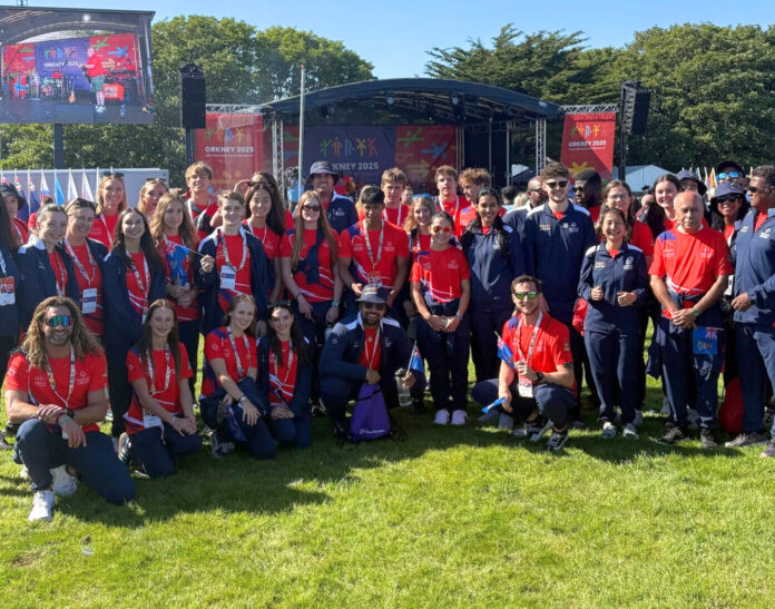 Team Cayman at the Island Games 2025 in Orkney. - Photo: Cayman Aquatics Facebook