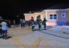 Woman injured in home explosion Fire fighters are on the scene of Friday's suspected explosion. - Photo: Supplied