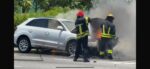 Firefighters tackle car fire on Shedden Road car fire
