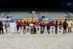 History made by Cayman flag football women at Sand Wars Cayman Women Flag Football team Lynx