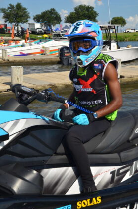 james munroe jr. cayman islands jet ski racer 2025 Monster Energy P1 AquaX National Championship New Orleans