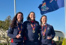 Cayman female squash players sweep medals at Island Games Squash champions