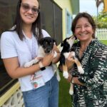 Humane Society launches ‘Summer of Fun’ for kids Humane Society puppies visit Grace Christian Academy. Feedback from mothers at local school was the impetus for the animal charity to begin its 'Summer of Fun'. - Photo: Supplied