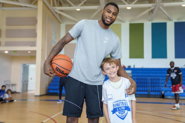 Blake Wesley Jr. NBA Basketball camp