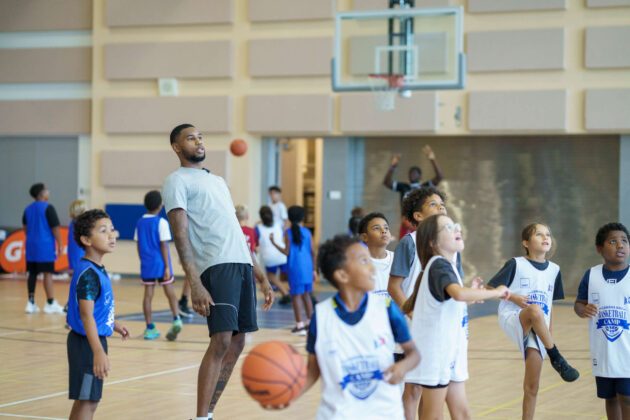 Blake Wesley Jr. NBA Basketball camp