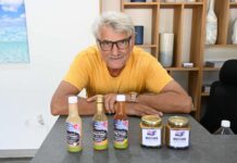 Cayman sunshine the secret ingredient in gourmet vinegars Martin Richter poses with his condiment line