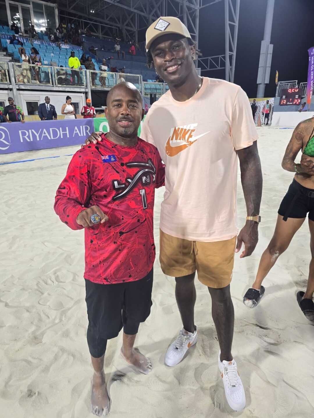 Flag Football NFL player Bahamas