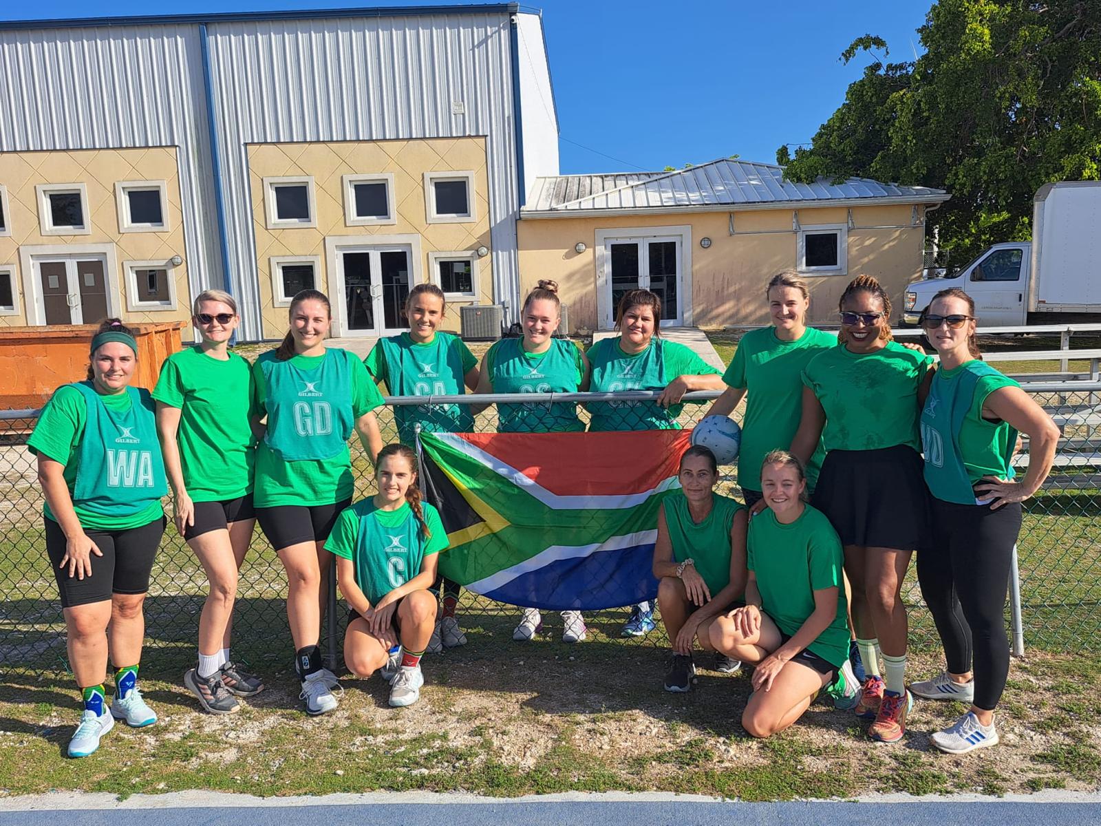 netball cayman friendly match south africa