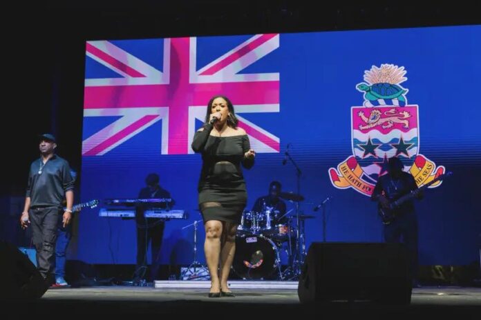 Vashti Bodden Vashti Bodden performing with popular local band Heat. - Photo: Supplied