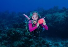 Diving in to raise funds for Breast Cancer Foundation