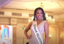 Shiiannte Sterling places in top 15 at Miss Teen Mundial Shiiannte Sterling poses in evening wear during the preliminary competition of the Miss Teen Mundial pageant. - Photo: Francisco Cortez YouTube page