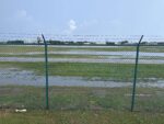 Heavy rain causes roads and airport chaos