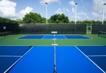 Four new pickleball courts for Camana Bay Festival Green Four new pickleball courts in Camana Bay’s Festival Green.