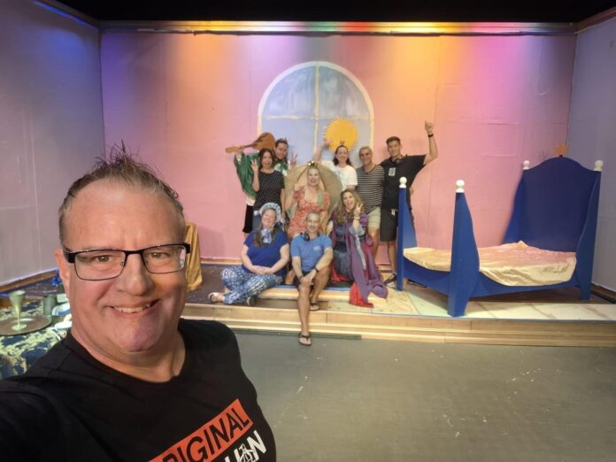 Mike Bishop, front, takes the helm as Chair of the Cayman Drama Society board. - Photo: Supplied