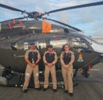 Cayman police helicopter crew helps fight crime wave in Turks and Caicos Cayman police are helping crimefighting efforts in Turks and Caicos. - Photo: Submitted