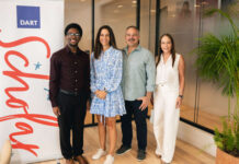 Dart university scholarship granted to future biochemist From left, Dylan Levy, recipient of the 2025 William A. Dart Memorial Scholarship, alongside Dart representatives Joanne Lawson, Mark VanDevelde and Jackie Doak - Photo: Submitted