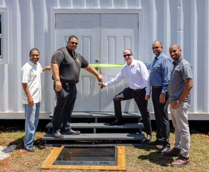 Egg Facility - Ribbbon Cutting Wilbur Welcome Jay Ebanks Gary Rutty Isaac Rankine Demoy Nash
