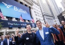 2025 Year in Review: A breakthrough year for Cayman’s digital hub Bullish principals Brendan Blumer and Tom Farley celebrate the IPO on Wall Street on Wednesday. - Photo: NYSE