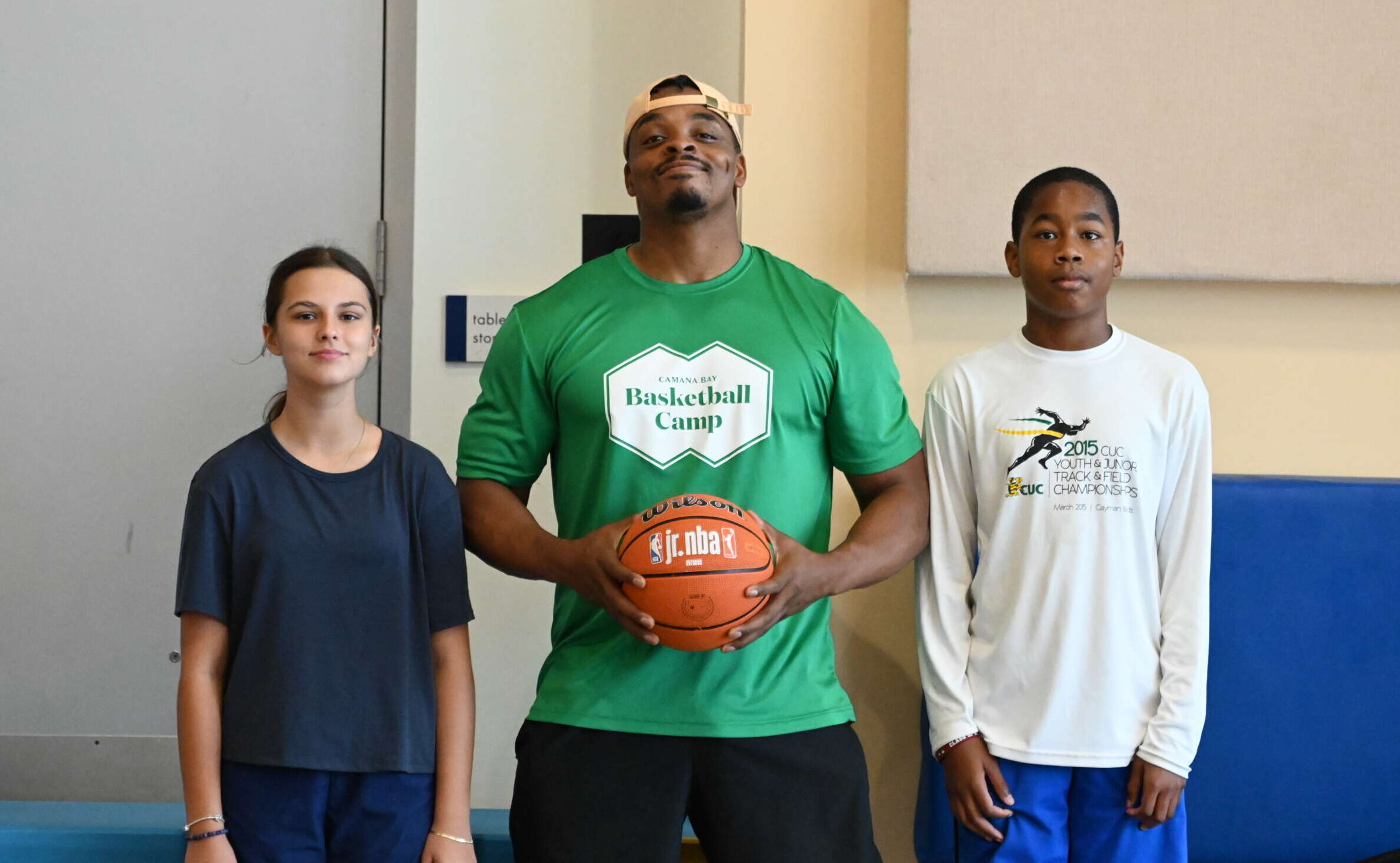 youth basketball camp coach campers