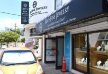 Police vow to catch last weekend’s armed robbers Kay's jewellery store in George Town, which was targeted by armed robbers. - Photo: Raymond Hainey