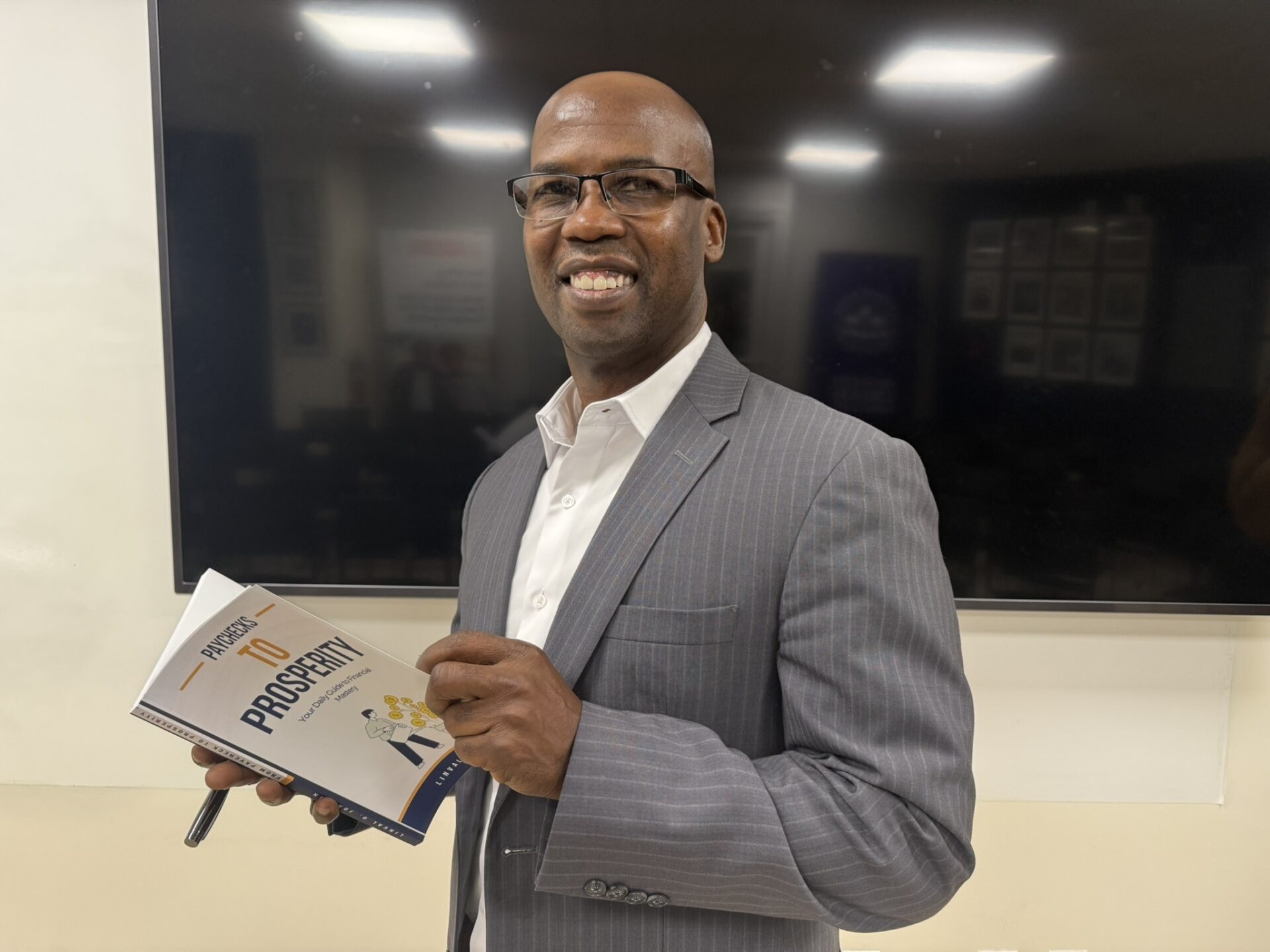 Business mentor and author Linval Johnson