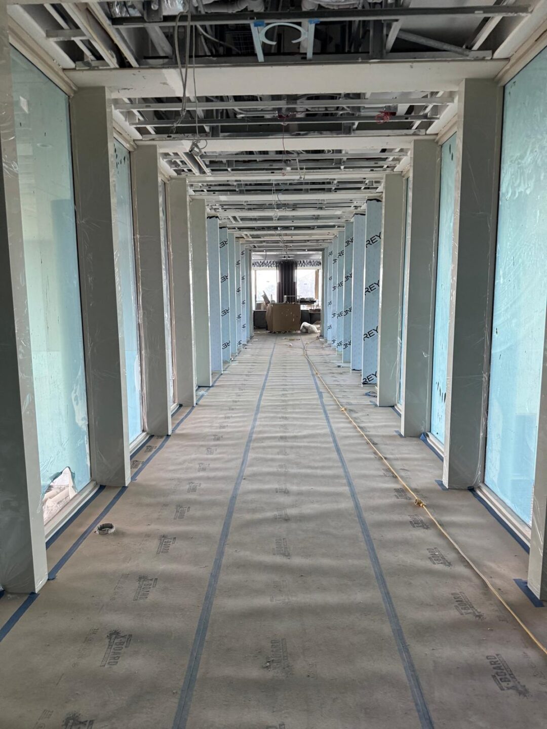 A glass walkway will connect ONE | GT's first-floor Library with its fine-dining restaurant Perle A glass walkway will connect ONE | GT's first-floor Library with its fine-dining restaurant Perle