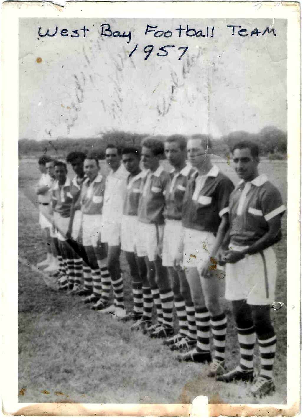 West Bay Football Team 1957