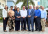 After first 100 days, government touts ambitious vision Government celebrated its first 100 days in office at an event in George Town. - Photo: Sarah Bridge