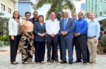 After first 100 days, government touts ambitious vision Government celebrated its first 100 days in office at an event in George Town. - Photo: Sarah Bridge