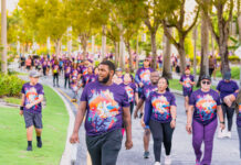A sea of purple: Hundreds support Alzheimer’s and Dementia Association alzheimers 5k walk run cayman islands