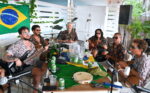 Samba by the sea: Cayman’s Brazilian community celebrates The band, SambaKY, singing and playing traditional Brazilian songs at the Independence Day celebration at Nova on 6 Sept. - Photos: Christopher Tobutt