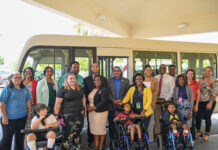 Accessible bus donated to Lighthouse School