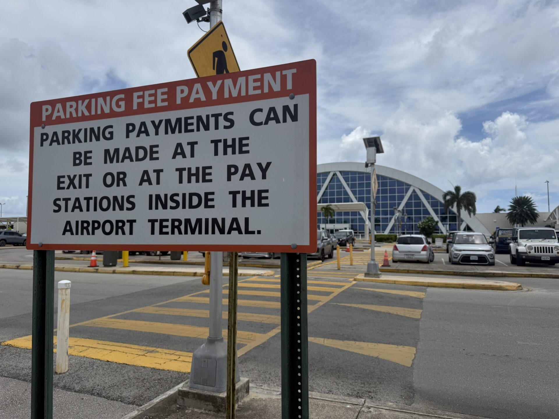 Travellers can pay for short term or long term parking at Owen Roberts International Airport Travellers can pay for short term or long term parking at Owen Roberts International Airport