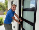 From sleeping in cars and on sofas to a place of their own ARK's Tara Nielsen opens up the charity's new bridge housing apartments at Arza in West Bay. - Photo: James Whittaker
