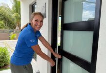 From sleeping in cars and on sofas to a place of their own ARK's Tara Nielsen opens up the charity's new bridge housing apartments at Arza in West Bay. - Photo: James Whittaker