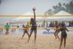 Despite losses, Cayman’s beach volleyball duo stays positive deajra tulloch and Amanda Robinson beach volleyball