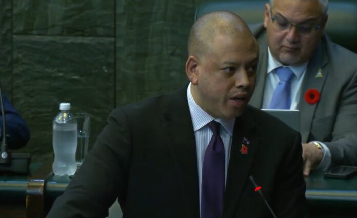 Andre Ebanks Parliament 17 Oct Premier Andre Ebanks