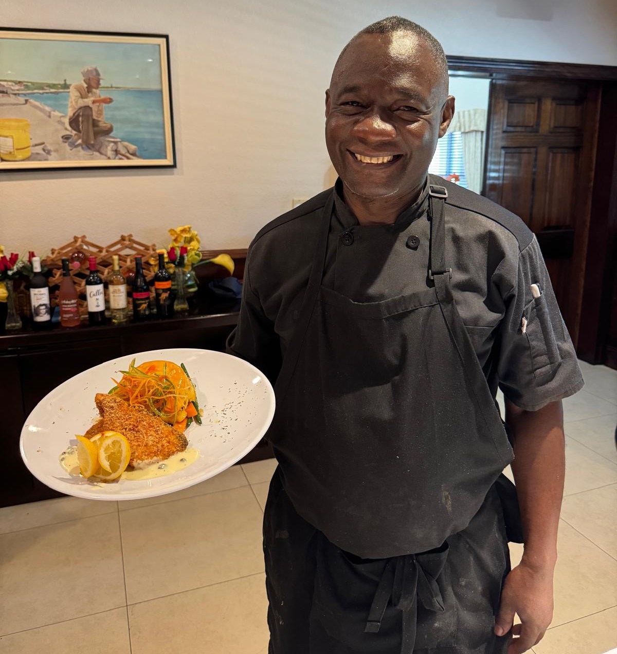 The Alexander's head chef Dwanye Brady The Alexander's head chef Dwanye Brady