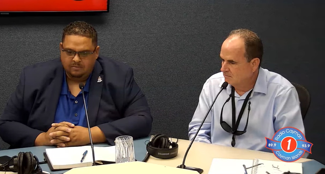Government ministers Jay Ebanks and Gary Rutty Government ministers Jay Ebanks and Gary Rutty