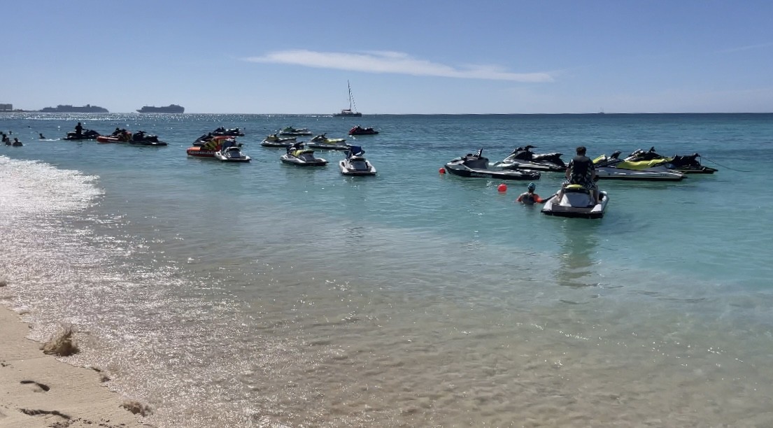 jet skies on Public Beach