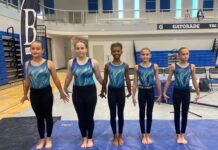 Cayman gymnasts flip to victory in Florida season opener cayman gymnastics