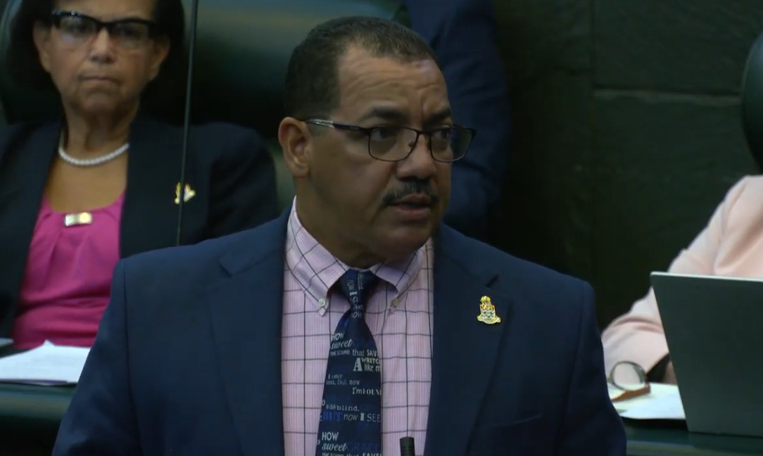 Finance Minister Rolston Anglin Finance Minister Rolston Anglin