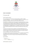 Governor’s letter