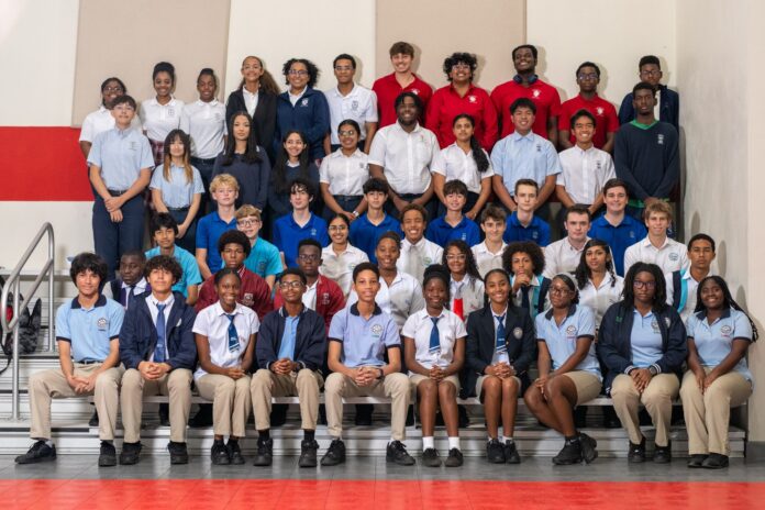 Participants in the senior portion of the Minds Inspired Maths Challenge - Photo: Supplied