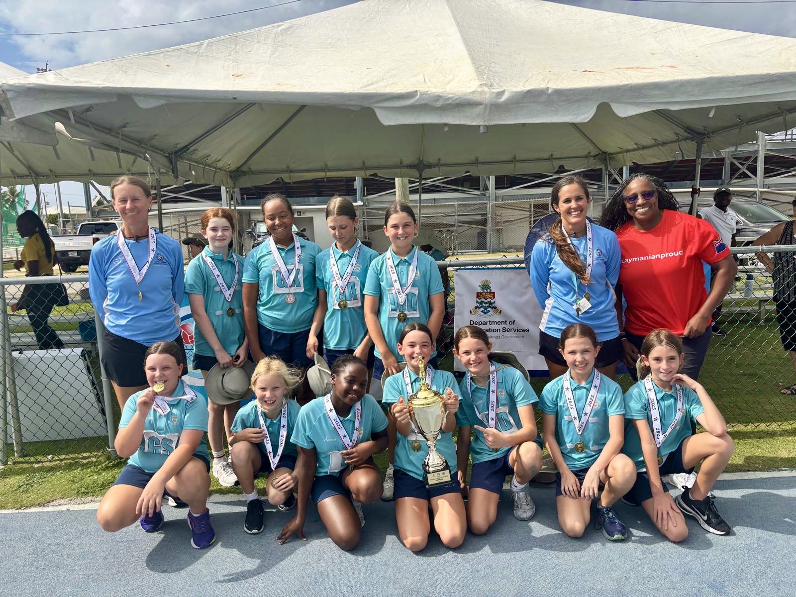 cAYMAN PREP U 11 netball