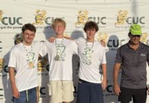 Teenage group sweeps podium at CUC Sea Swim CUC Sea swim