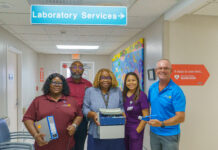 Rotary Central helps secure new equipment for mobile blood donation bus