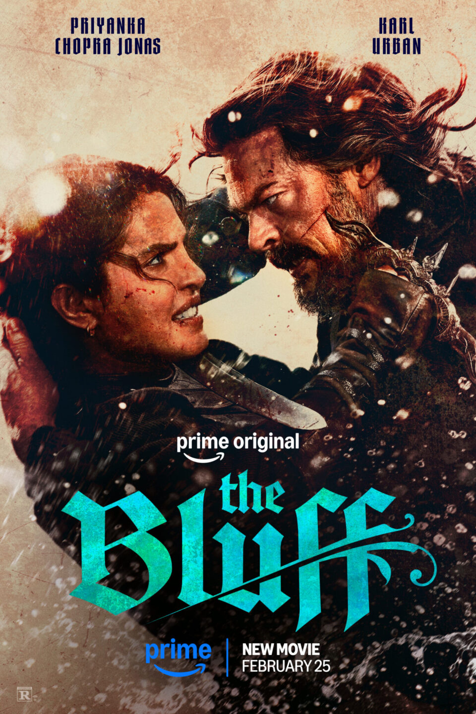The official film poster for The Bluff The official film poster for The Bluff
